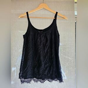 Lace overlay tank